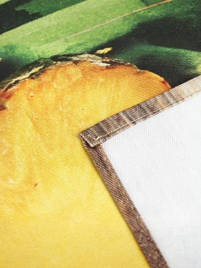 Полотенце кухонное 40х60 см, 200 г/м2, 100% хлопок, Silvano, Ананасы, Узбекистан, 100021