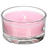 Свеча декоративная, 4.5х2.5 см, в подсвечнике, 4 шт, розовая, стекло, 10195911 - фото 2