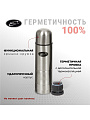 Термос нержавеющая сталь, 0.5 л, узкая горловина, Biostal, колба нержавеющая сталь, с чехлом, NВ-500В - фото 4
