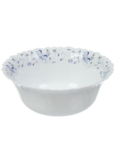 Салатник стеклокерамика, круглый, 18х6.9 см, 0.7 л, Эдем, Daniks, LHW 70/1059