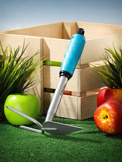 Мотыжка комбинированная, сталь, 80 х 285 мм, черенок пластиковый, Grandy, Connect