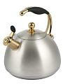 Чайник нерж, 3 л, свист, мат, Daniks, индукц, WT-T1054-B - фото 3