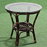 Мебель садовая Мальдивы мини, кофейная, стол, 55х55х56 см, 2 стула, подушка бежевая, 110 кг, IND13 - фото 12