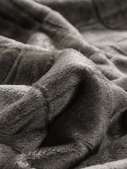 Плед 180х200 см, микрофибра, 100%пэ, 280г, Silvano, Берлин, серый