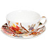 Набор керамической посуды 3 предмета, чайник,чашка, блюдце, Millimi, Ботаника Эгоист, 802-408 - фото 2