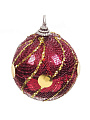 Елочный шар красный, 8 см, SYPMQB-1021392
