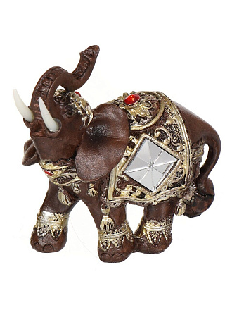 Фигурка декоративная полистоун, Слон, 10.5 см, Y4-3176