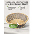 Корзина декоративная, 21х21 см, круглая, плетеная, Y4-5684 - фото 5