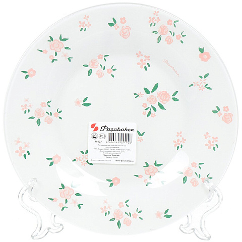 Тарелка десертная, стекло, 19.5 см, круглая, Provence, Pasabahce, 10327SLBSW