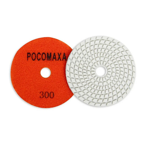 Круг алмазный гибкий Росомаха, диаметр 100 мм, P300, шлифовальный