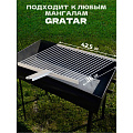 Решетка барбекю 360х425 мм, Gratar, нержавеющая сталь, рукоятка сталь, РБ 102 - фото 3