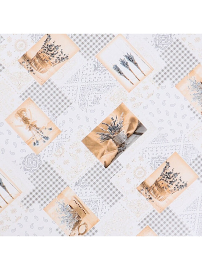 Клеенка Silvano, 1.4х20 м, ПВХ на нетканой основе, WF-5890A