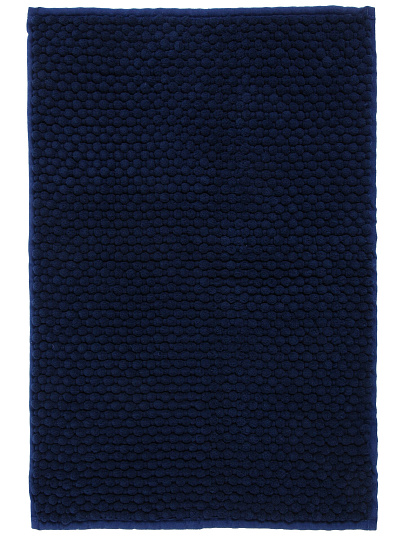 Коврик для ванной, 0.4х0.6 м, полиэстер, темно-синий, Silvano, Super Bobbel, Y4-11236