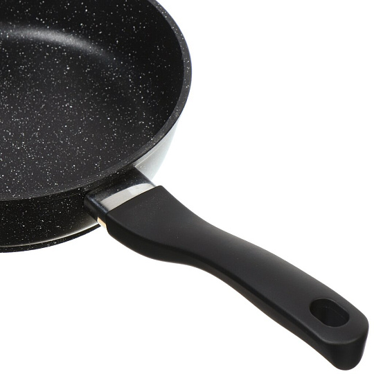 Сковорода алюминий, 22 см, антипригарное покрытие, Гардарика, Магия Орион, черная, 1522-04