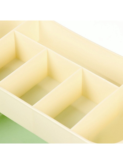 Органайзер для косметики 20.5х10х8.5 см, пластик, Y4-7846, прямоугольный, белый