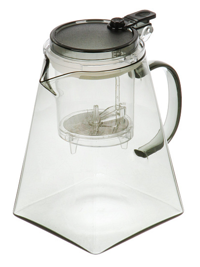 Чайник заварочный стекло, 0.95 л, с ситечком, B050093