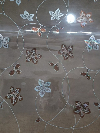 Клеенка Silvano, Декор, 0.8х20 м, силикон, 0.6 мм, QG-2033C