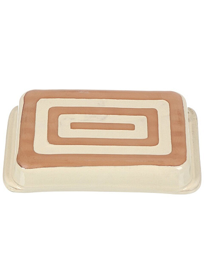 Форма для запекания керамика, 15.5х24х4.5 см, 0.8 л, прямоугольная, Борисовская керамика, Шебби, ШЕБ00028844