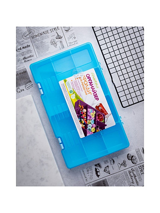 Органайзер для рукоделия, Фолди, пластик, 31х19х3.6 см, в ассортименте, Martika, С762ГОЛ