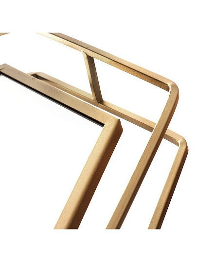 Зеркало настенное, 104.5х6х40.5 см, металл, золотое, Y4-5276