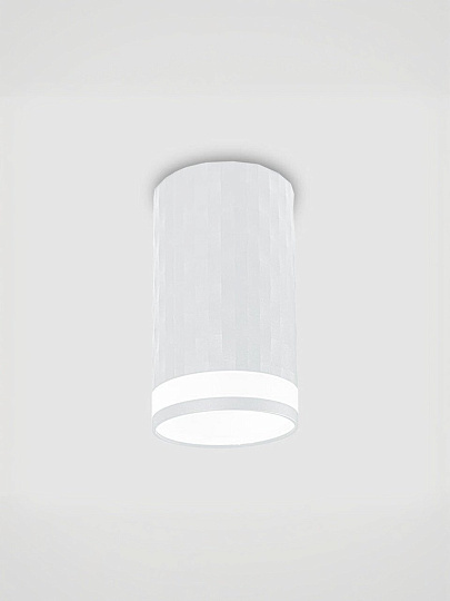 Светильник накладной General Lighting Systems, Кирпич, 50 Вт, GU10, на 1 лампочку, IP20, d5.5х10 см, Спот, белый, 661857