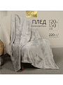 Плед 1.5-спальный, 120х150 см, микрофибра, 100% полиэстер, Silvano, бежевый, однотонный - фото 5