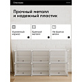 Полка для обуви, металл + пластик, 82х32х92 см, с порошковым покрытием, LPC033W01 - фото 18