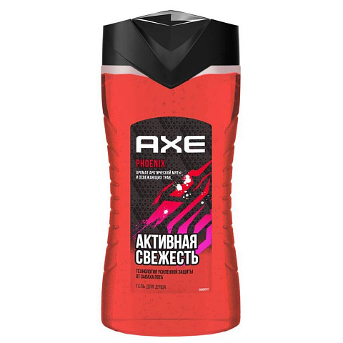 Гель для душа Axe, Phoenix, для мужчин, 250 мл