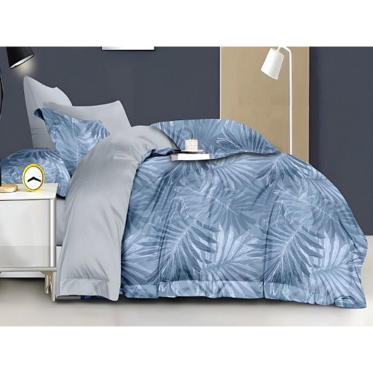 Постельное белье 1.5-спальное, простыня 145х214 см, 2 наволочки 70х70 см, пододеяльник 145х214 см, Адель, поплин, Катания