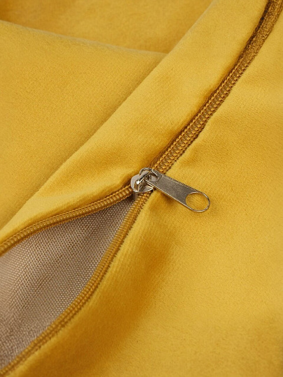 Наволочка декоративная Silvano, Горчичный, 100% полиэстер, 40 х 60 см