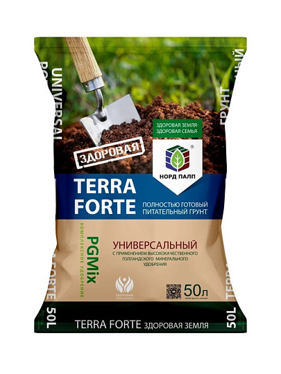 Грунт универсальный, с перлитом, 50 л, Terra Forte