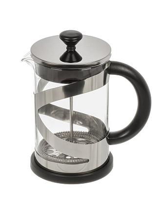 Френч-пресс 0.8 л, стекло, нержавеющая сталь, Mallony, Amore, 107622