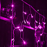 Бахрома светодиодная 48 ламп, 2 м, Uniel, розовый, в помещении, провод прозрачная, UL-00010874 - фото 6