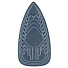 Утюг Аксинья, КС-3000, 2400 Вт, керамика, вертикальное отпаривание, антинакипь, 1.8 м, белый, синий - фото 2