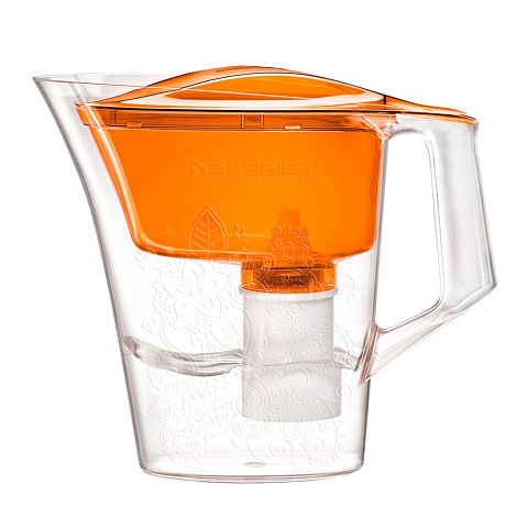 Фильтр-кувшин Барьер, Танго, для холодной воды, 1 ступ, 2.5 л, оранжевый, В294Р00
