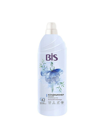 Кондиционер для белья BIS, 0.9 л, Весенняя прохлада, концентрат