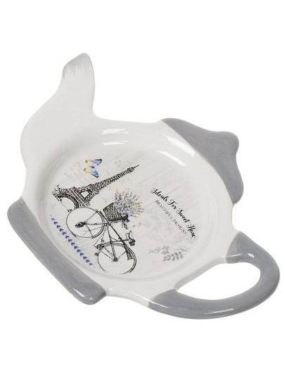 Подставка для чайных пакетиков, доломит, фигурная, Daniks, Прованс