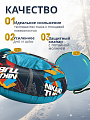 Санки-ватрушка Nika, Sport, 70 см, 70 кг, с буксировочным тросом, с ручками, 2 ручки, голубые, ТБ2К-70/12 - фото 2