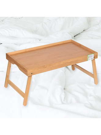 Столик для завтрака бамбук, 50х30х4 см, прямоугольный, G11-M047-1