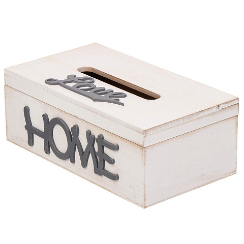 Коробка для бумажных салфеток МДФ, 25х14х9.5 см, Y4-6840