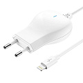 Зарядное устройство OLMIO, lightning, 2.1 А, для Apple, 038608