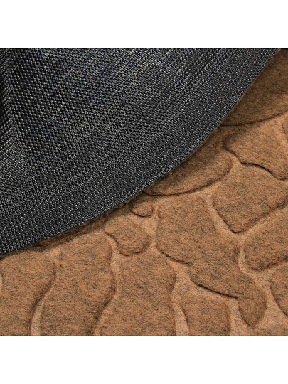 Коврик грязезащитный, 40х60 см, полиэстер, ПВХ, бежевый, Y4-6812