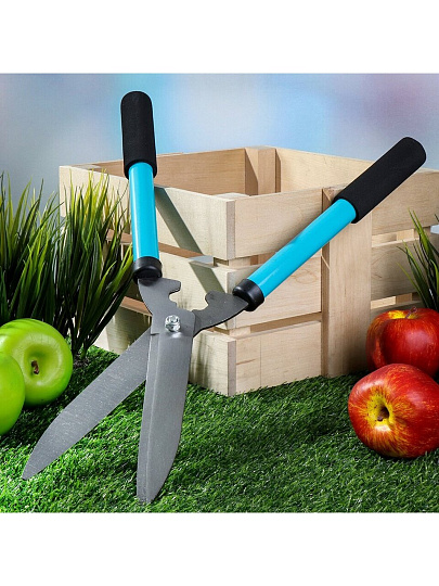 Кусторез 500 мм, стальные лезвия, Grandy, рукоятка резина