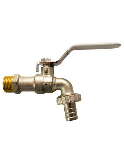 Кран водоразборный 3/4 ", со штуцером, STI