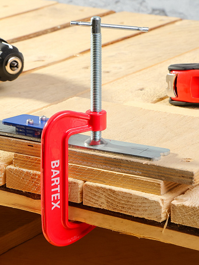 Струбцина G-образная, 75 мм, Bartex, 30023