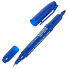 Маркер перманентный пулевидный, двухсторонний, 0.5-2.2мм, синий, OfficeSpace, DPM_1576BU - фото 2