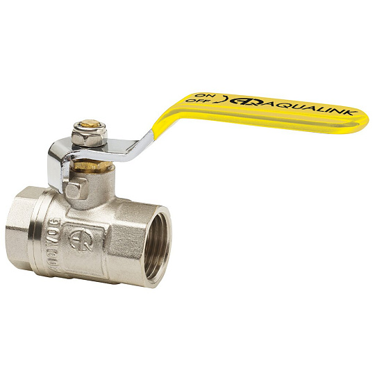 Кран для газа г-г, 3/4&quot;, ручка, AquaLink