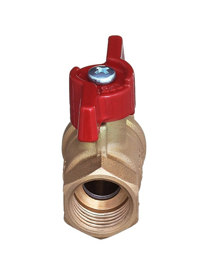 Кран для воды, 1", г-ш, ручка-бабочка, БАЗ