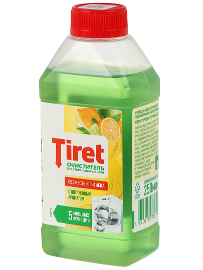 Очиститель Tiret, Лимон, для стиральной машины, 250 мл