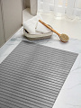 Коврик для ванной, антискользящий, 0.8х15 м, вспененный ПВХ, серый, Вилина, Виктория, G - фото 2